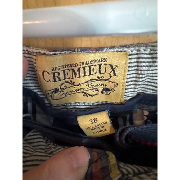 Mens Cremieux Plaid Cotton Shorts Size 38 Blue & Multicolor 6”Inseam - Picture 4 of 5